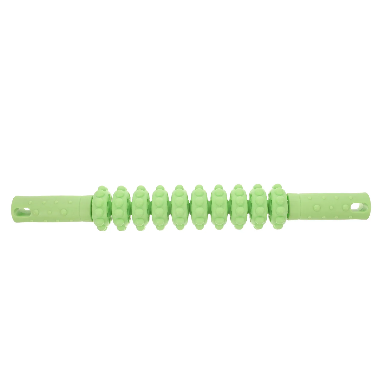 

Leg Massager 360-Degree Bendable 10-Wheel Muscle Relaxation Yoga Massage Roller Lightweight Manual Calf Massager