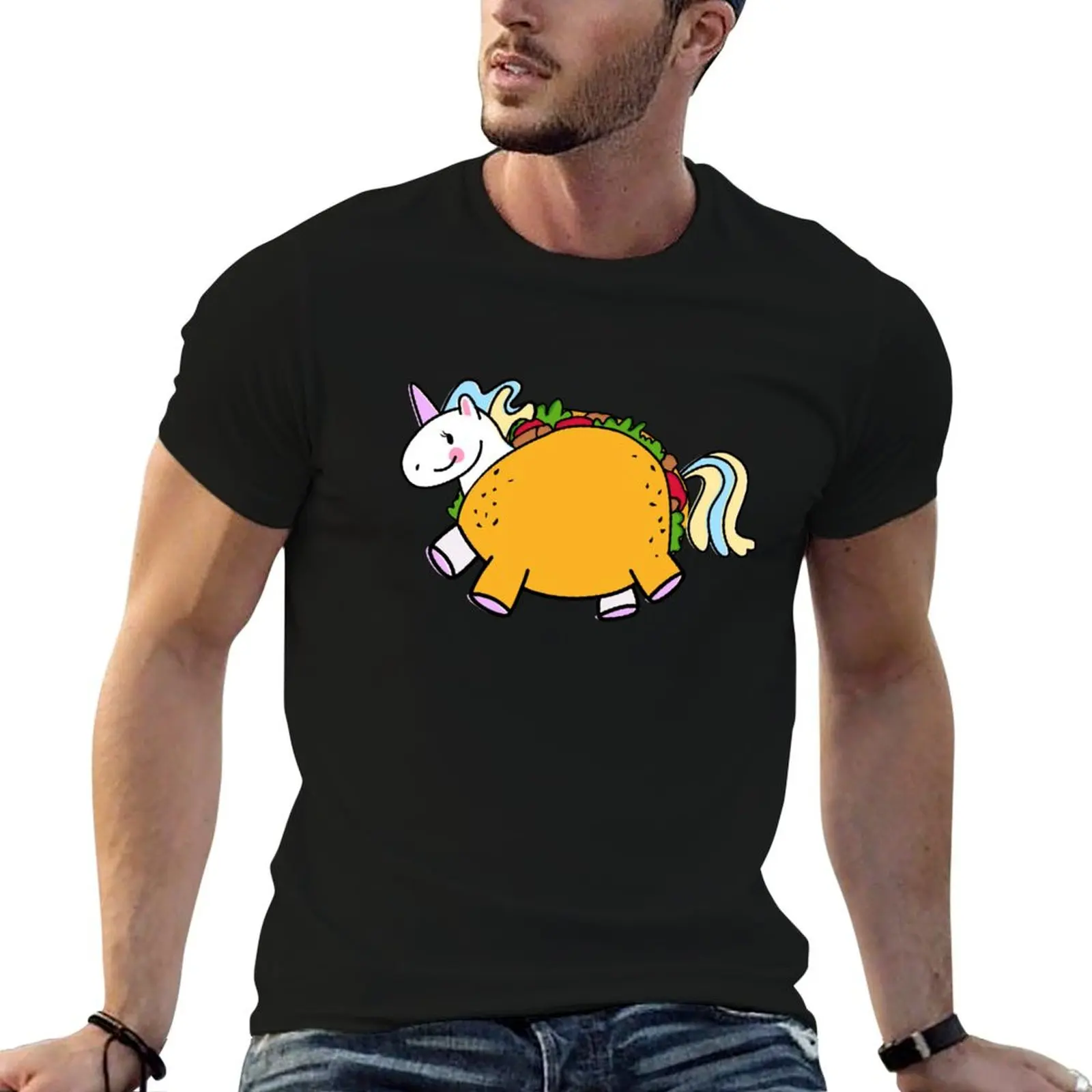 

Taco Unicorn T-Shirt funny t shirts man t shirt man cotton anime t shirts oversize T-Shirt