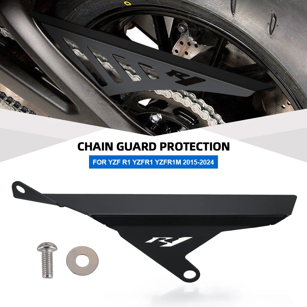 

2023-2024 For Yamaha YZF R1 YZFR1 YZFR1M 2015-2019-2020-2021-2022 Rear Chain Guard Cover Protector Chain Belt Guard Accessories