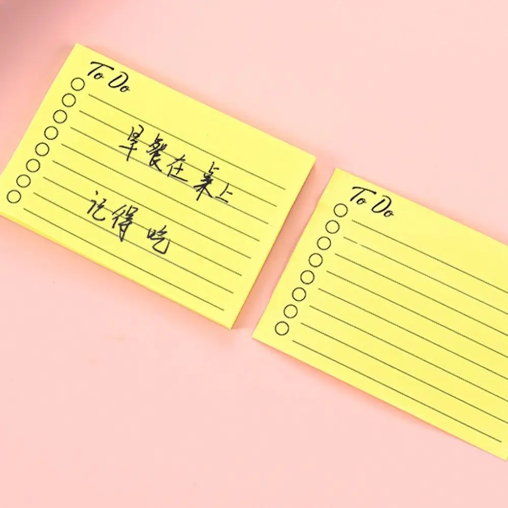 Scrapbooking Sticky Notes Self Discipline Check It Checklist Notepad Creative Studying Planning Schedule Memo Pad