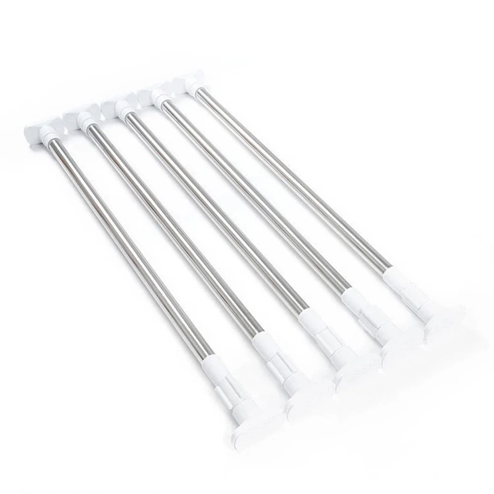 

Выдвижная веревка из нержавеющей стали, 50-80 см, регулируемая утолщенная трубка, настенная вешалка для сушки для дома