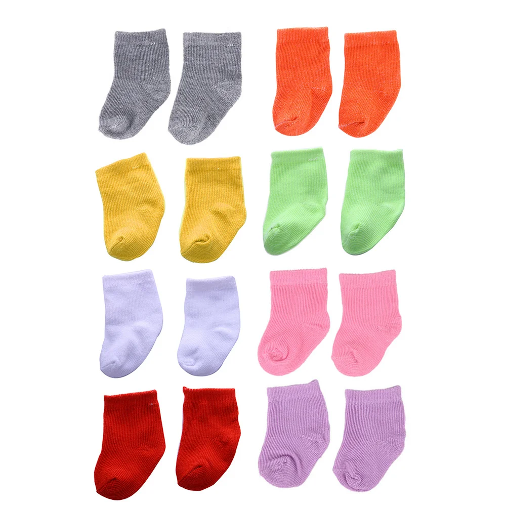 Baby Clothes Accessories Socks Dolls for Girls Toy Room Pretend Play Newborn