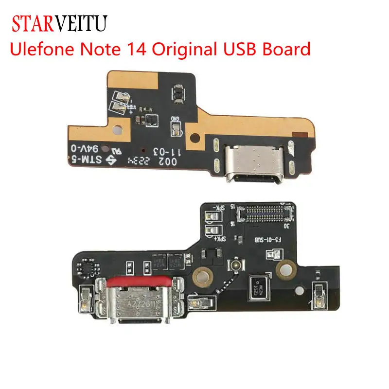 Para Ulefone Note 14 Placa USB carregando circuitos de carga originais