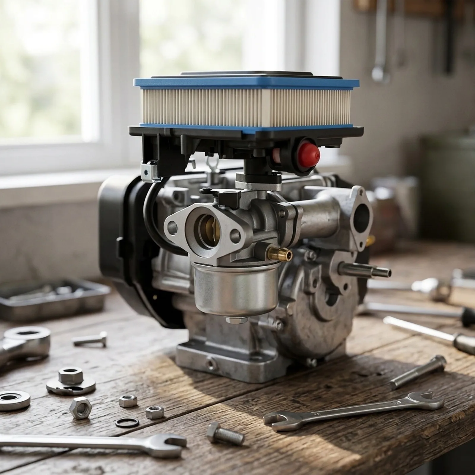 For Lawn Mowers Carburetor Compatibility Air Cleaner for primer Engine Maintenance As Shown Long-Term Durability Optimal