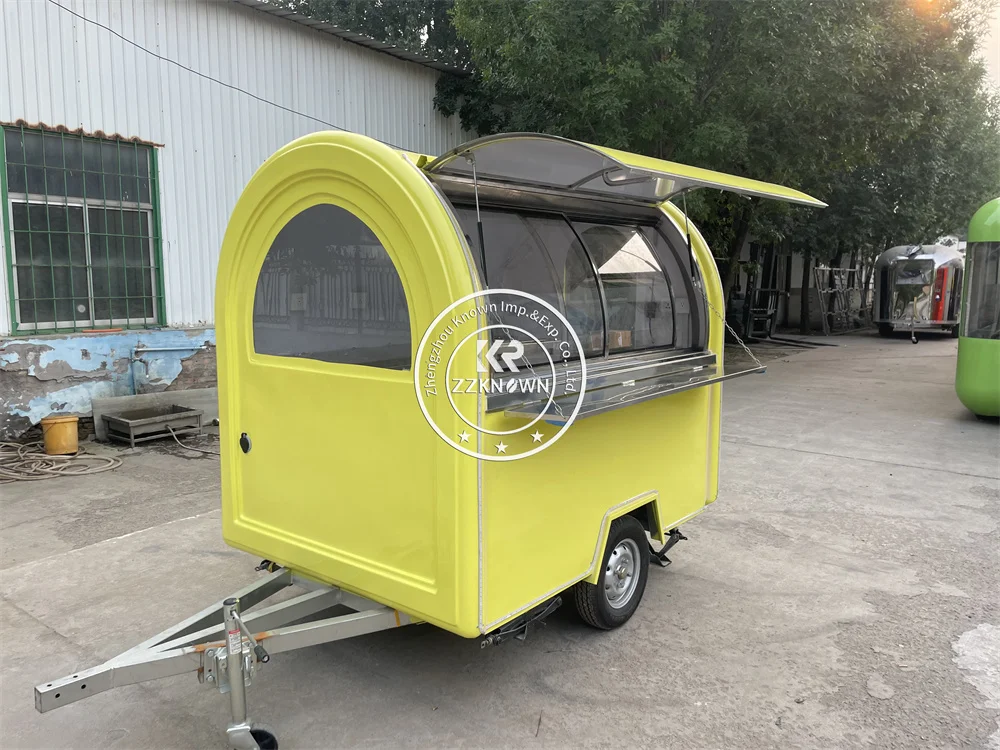Camión de comida rápida, furgoneta, café, quiosco de aperitivos, tienda de cocina móvil, carrito de comida rápida, remolque de jugo de helado para perro caliente