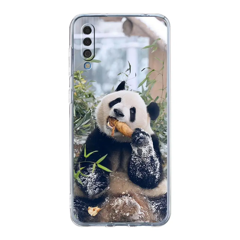 Fubao panda Phone Case For Samsung A54 A52 A50 A70 A10 A30 A40 A20S A20E A02S A12 A14 A16 A22 A24 A42 A34 A32 5G A04s A06 Cover