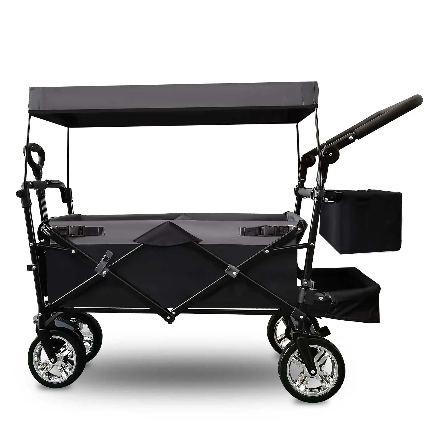 

Customizable Offroad Trolley Cart Four-Wheel Trade Dump Cart Platform for Garden Outdoor Picnic Beach Use