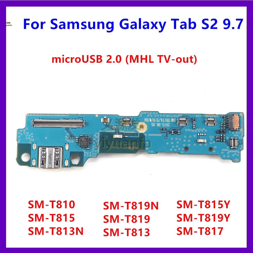 Dock Connector Micro USB Charger Charging Board Port Flex Cable For Samsung Galaxy Tab S2 9.7 T810 T813 T815 T817 T819