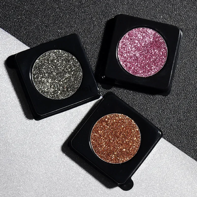 Single Color Shiny Glitter Eyeshadow Plate Mini Eye Shadow Long Lasting Multi Color High Pigment Quality Eye Makeup Cosmetic