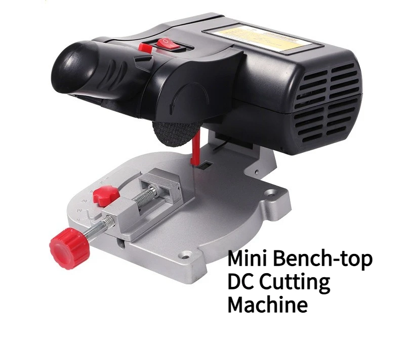 Mini Benchtop DC High Torque Cutting Machine for Metal Glass Iron Aluminum Profile Compact Portable DIY Home Workshop Tool