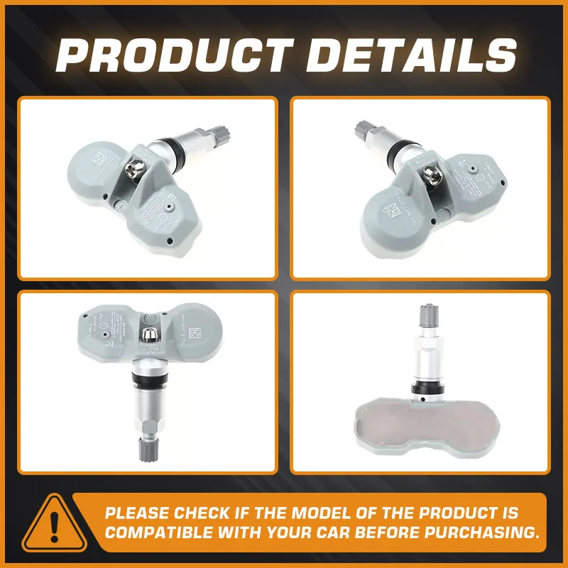 Tire Pressure Monitor Sensor For Porsche Cayenne 957 955 2002-2006 TPMS Porsche Boxster Porsche Cayman 987 981 2009-2016 315 MHz view 2