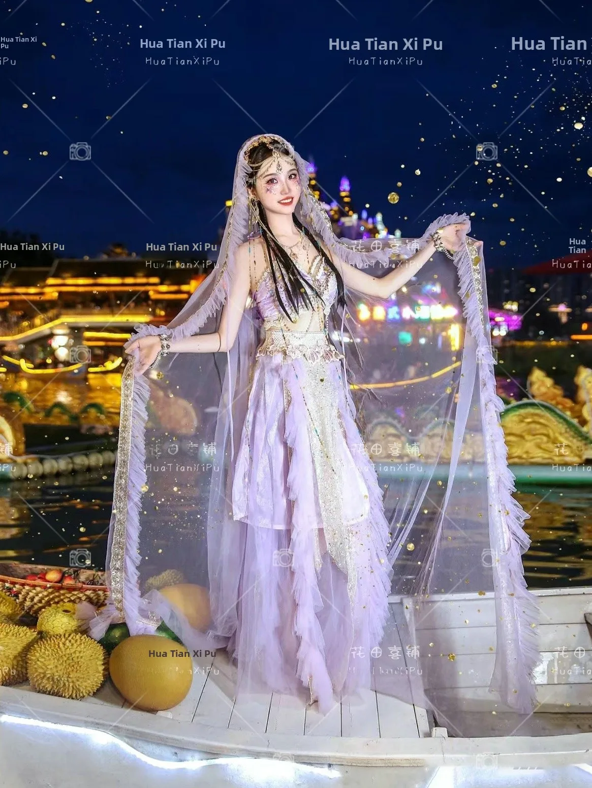 

Новый женский костюм Ханьфу «Летающая принцесса пустыни» для фотосессий, весна 2024, в этническом стиле, для путешествий и фотосъемки в Сишуанбаньна