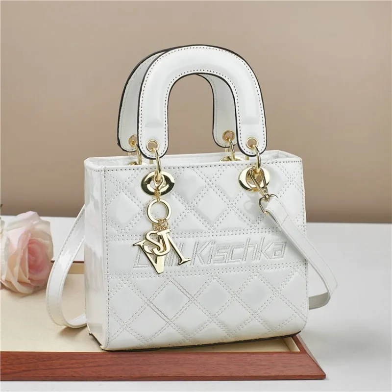 

Женская простая сумка через плечо, необычный дизайн для повседневного использования и базового использования без оборков