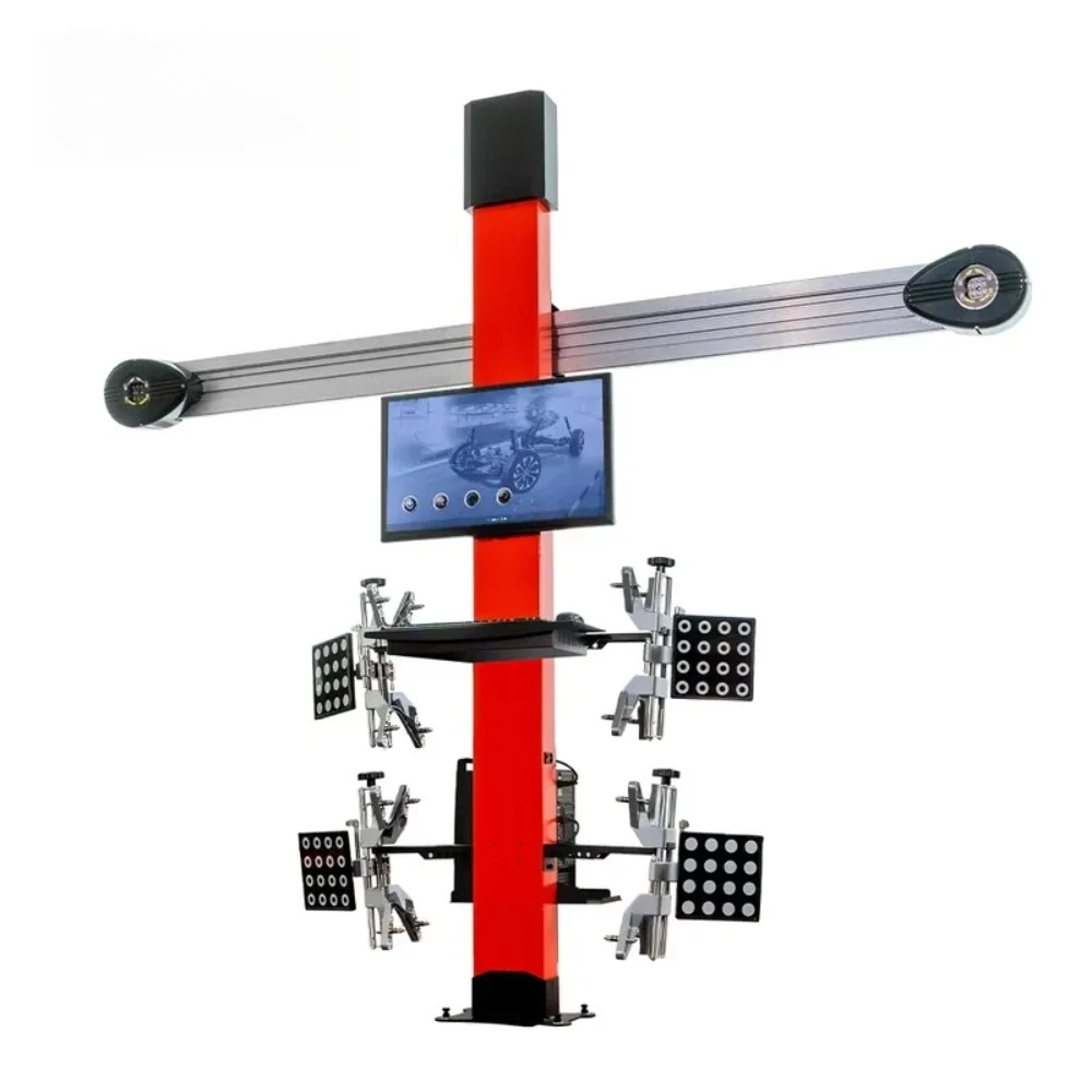 3D car maintenance wheel positioning machine efficient computerized LED display 3D dynamic simulation model MLY-60 for