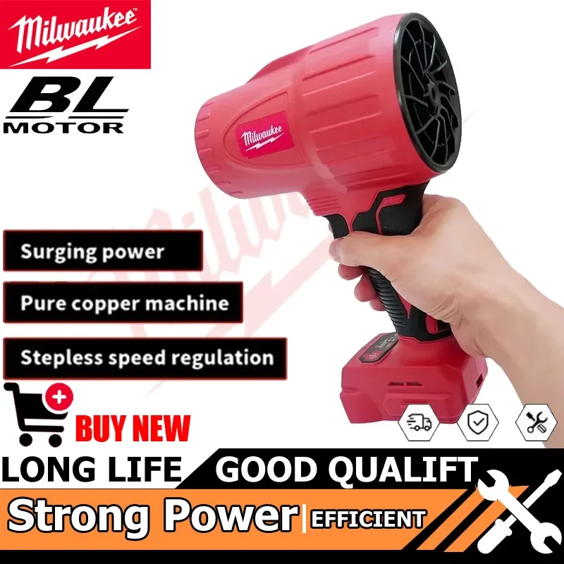 

Milwaukee 30000RPM Brushless Air Blower Cordless Turbo Fan Handheld Violent Fan Dryer 20V 18V Rechargeable Dust Blowing Tools