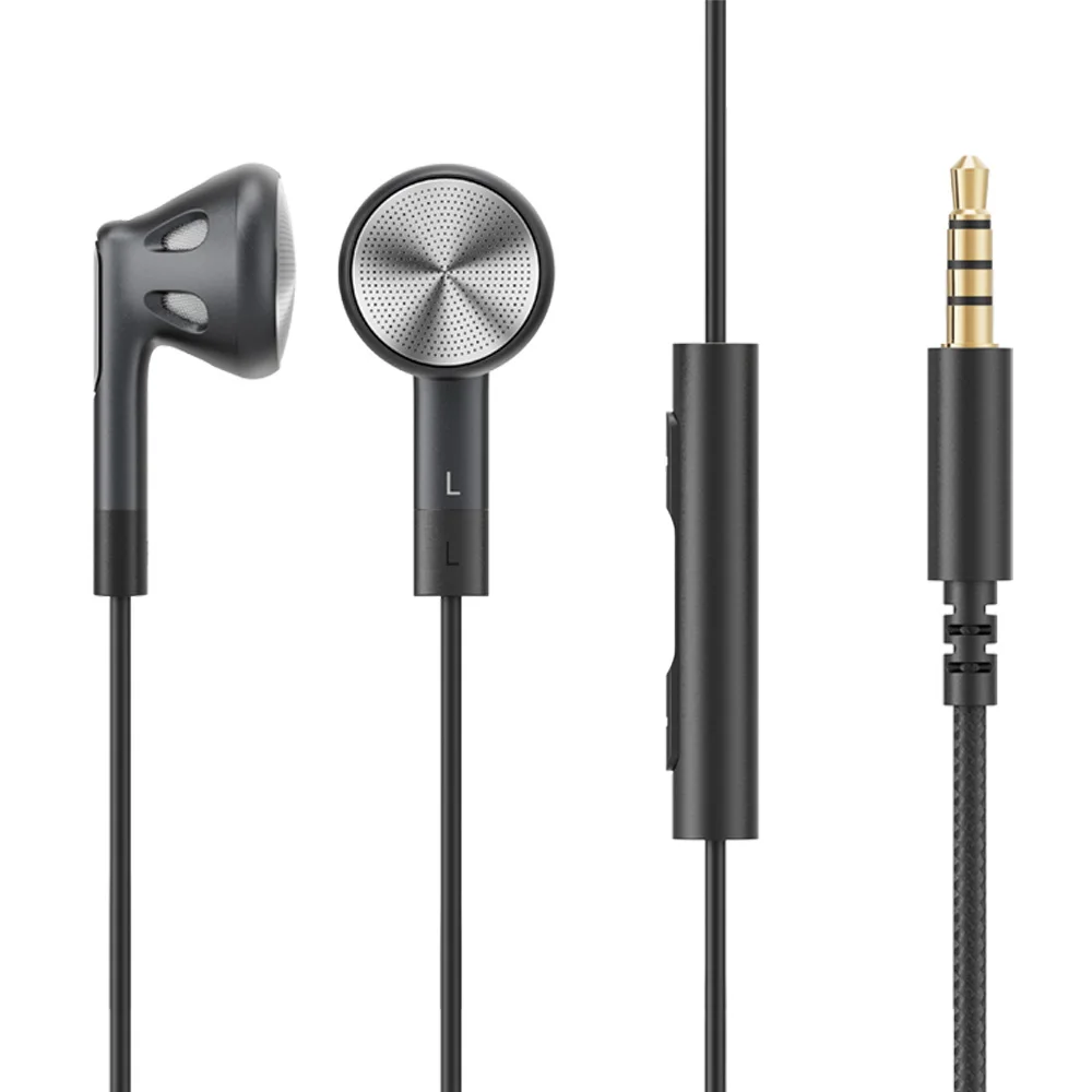 FiiO FF1 3.5mm HIFI Muziek Bedrade Bass Oordopjes 14.2mm Dynamische HD Microfoon Oortelefoon voor Gaming Meeting Video