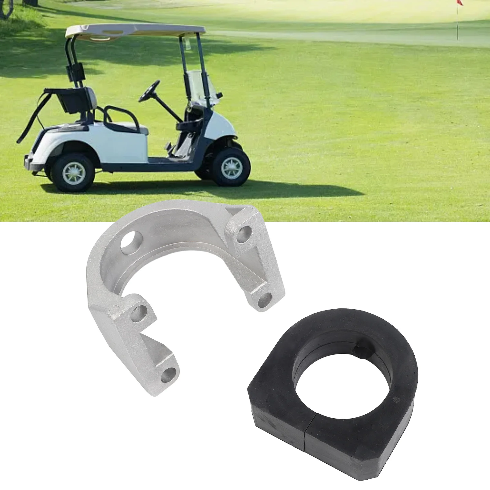 Rear Spring Mount Cap with Rubber for Golf Cart 1994 2008 Replace OEM 72117G01 72037G01 Secure Fit for Rear Axle Stability