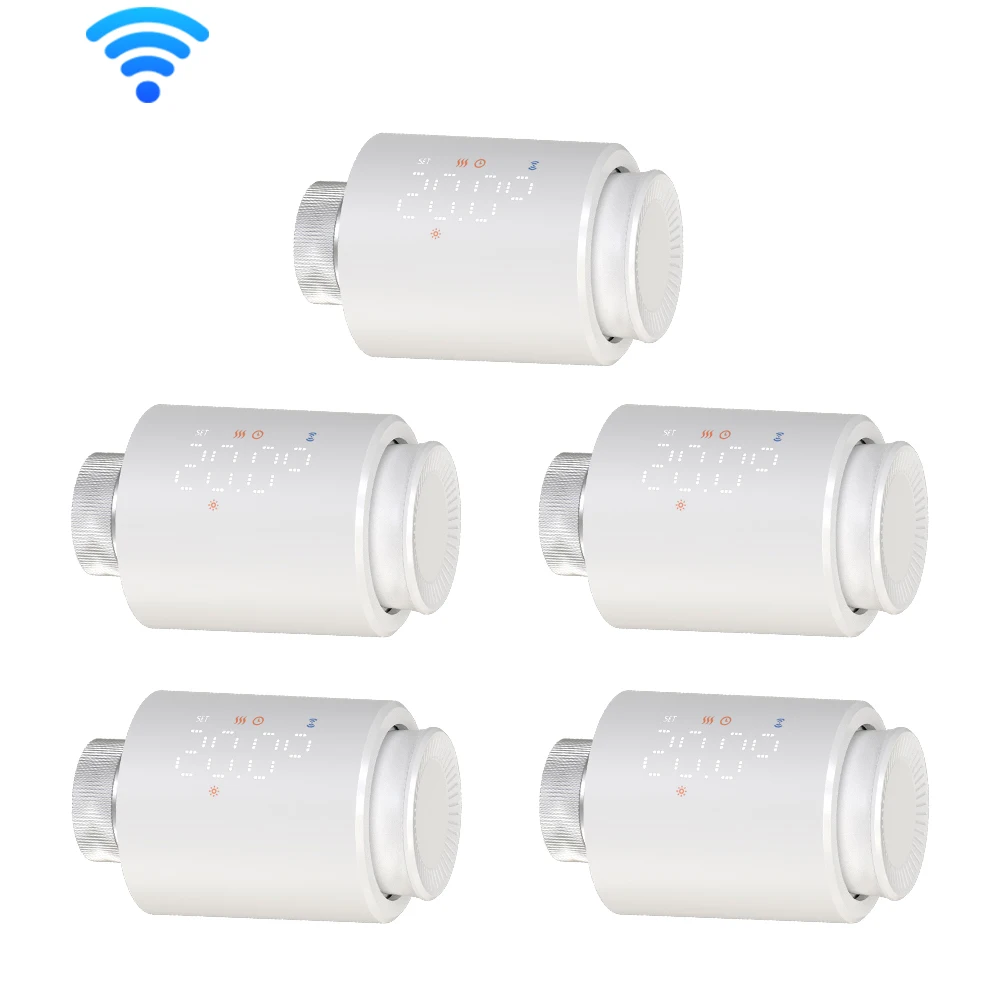 Slimme Wifi/Zigbee Trv Thermostaat Tuya Radiator Thermostatische Klep Programmeerbare Controller Actuator Alexa Google Voice Control
