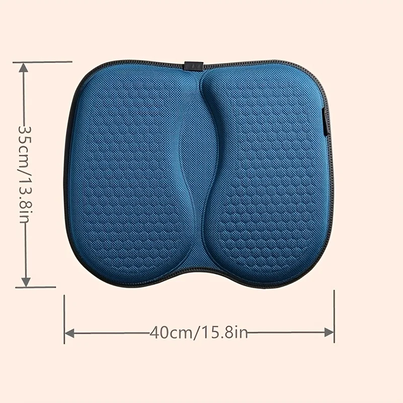 Gel Seat Cushion Long Sitting,Breathable Honeycomb Home Office Chair Pads Wheelchair Cushion Relieving Back Pain & Sciatica Pain