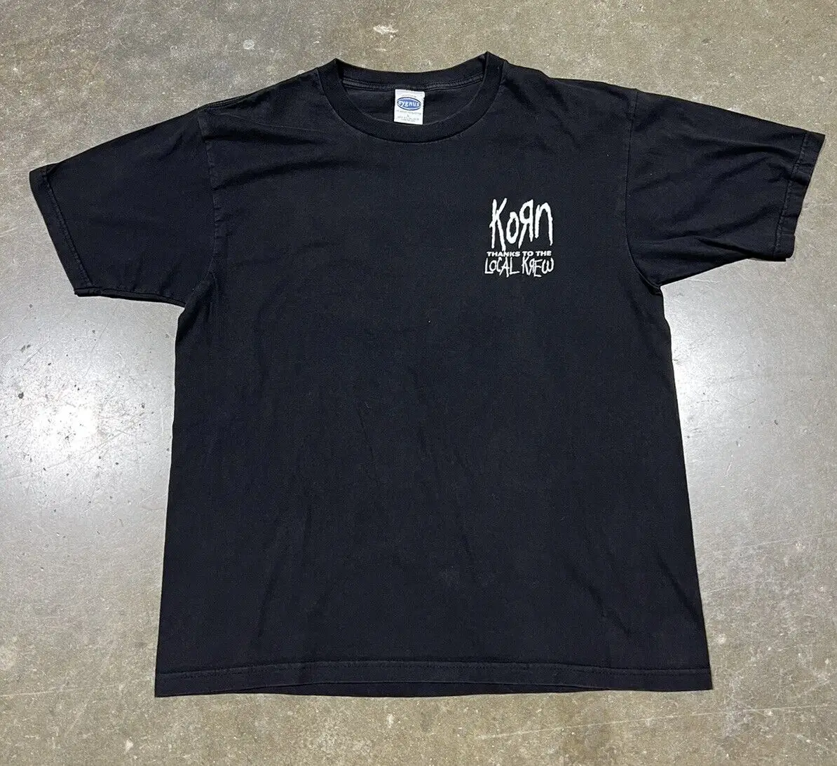 Винтажная модель Korn Local Crew 2000s рубашка с круглым вырезом редкий размер большой размер