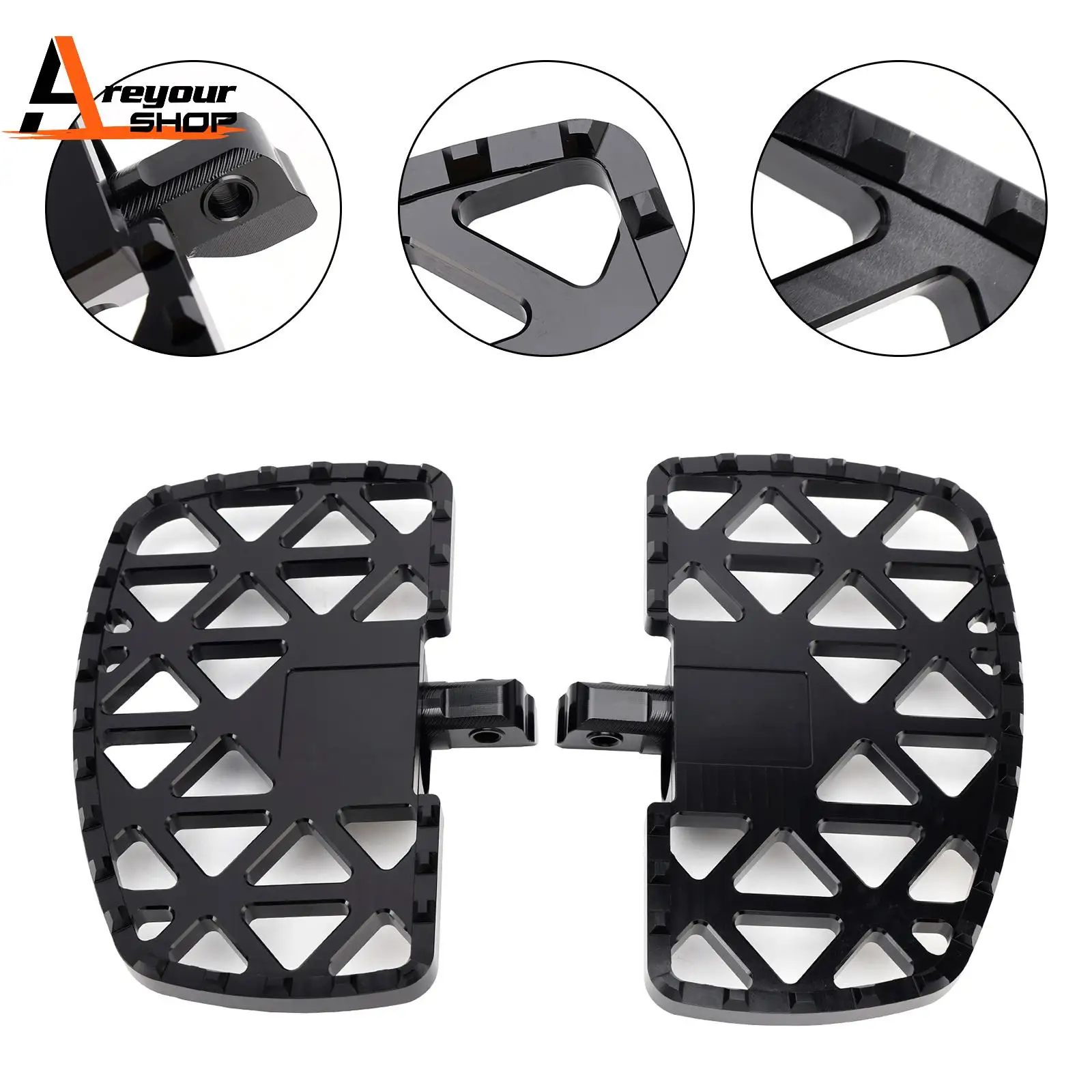 

Front Footrests Foot Pegs fit for Indian Scout 2015-2024 Scout Bobber 2018-2024