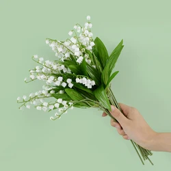 庭の装飾のための造花,花嫁のお祝いのための偽の花,6個