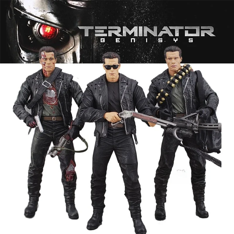 

NECA Termir 3 Action Figure Future Soldier Arnie Schwarzenegger T800 Skeleton Collectible Toy Model Joint Mobile