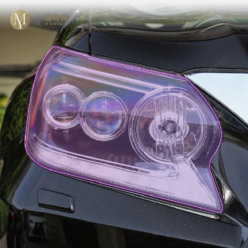 

Car Exterior PPF protective film Headlamp scratch protection TPU transparent film Smoked black For Lexus GX 400 460 2010-2023