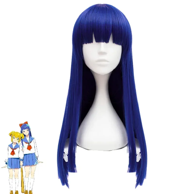 Anime POP TEAM EPIC Popuko Pipimi Cosplay Costume Aldult Woman Top Skirt Wig Halloween Exquisite Cute Sailor Uniform Suit