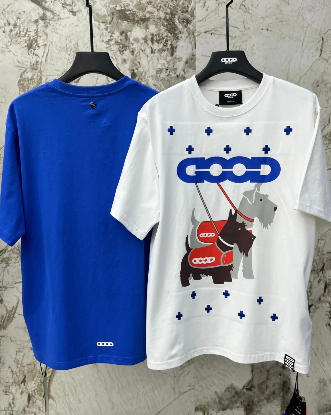 2026 Goodbrand moda verano Schnauzer Cross Tatami Light lujo moda Premium estampado Camiseta de manga corta para hombres y mujeres