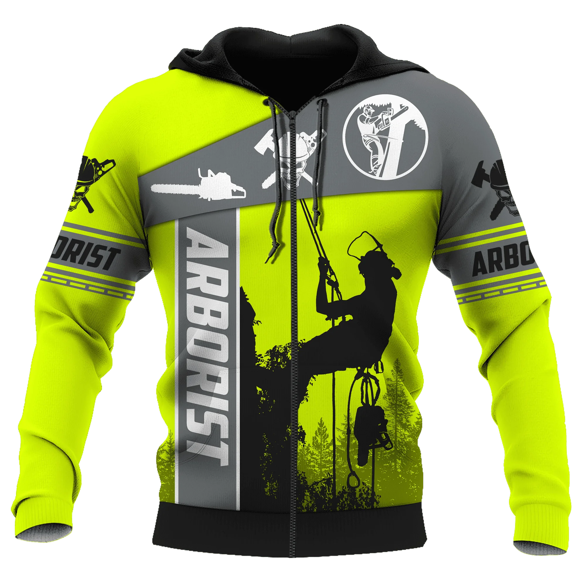 Arborist Green 3D Full Printed Unisex Deluxe Hoodie Men Sweatshirt Streetwear Zip Pullover Casual Jacket Tracksuit-299