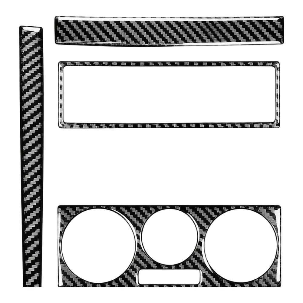 Interior Panel Kit Carbon Fiber Cover Carbon Fiber Material Epoxy Coating Finish Tape Attached Backing Car Interior Decoration