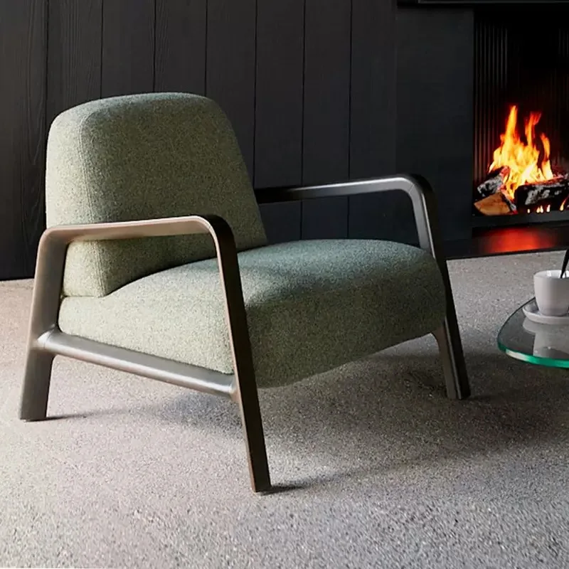 Single chair simple living room balcony casual sofa chair hotel
