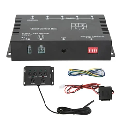 Parking Camera Video Switch 4 Channel Video Splitter 1080P AHD DC12V 24V Camera Video Screen Switch for RV Truck Bus Trailer
