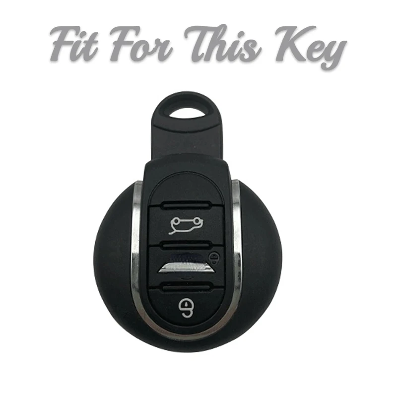 TPU Car Key Shell Fob Cover for BMW MINI COOPER S ONE JCW F54 F55 F56 F57 F60 CLUBMAN COUNTRYMAN Key Case Protector Keychain view 3
