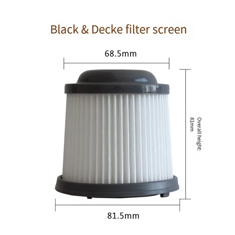 Essential ตัวกรองและชุดแปรงสําหรับ Black Decker รุ่น PVF110/1210/1810 เครื่องดูดฝุ่น Accessories-A77G