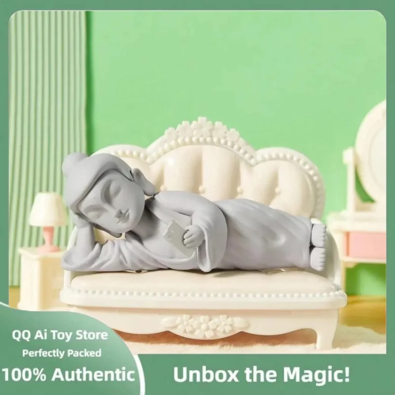 حار حقيقي Fo لو U الاسترخاء بوذا المد صندوق أعمى بوذا أنيمي عمل الإبداعية الشكل صندوق غامض جمع نموذج هدية عيد ميلاد #2