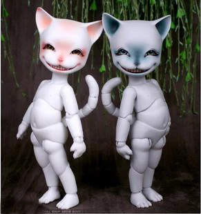 BJD SD Doll 1/8 Cheshire Cat Doll Birthday Gift Toy Gift Model Cute Doll Decoration Puppet Cloth Sister Popovy Sisters