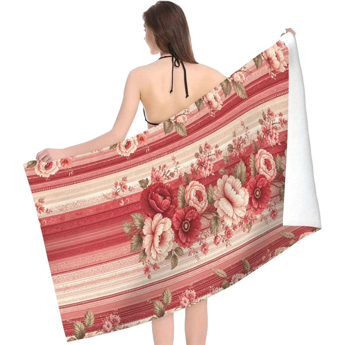 Versatile Polyester Beach Towel - Multi-purpose Towel for Swimming, Fitness, Camping, Yoga, Travel and Beach Activities