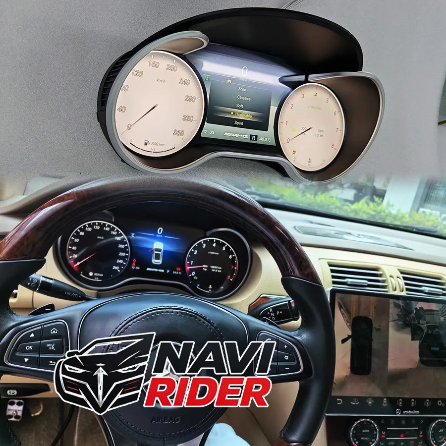 Yes Digital Instrument Cluster For Mercedes Benz GLE/GLS/ML/GL/R/G-Class W164 X164 W166 X166 W251 W463 LCD Cockpit Speedometer