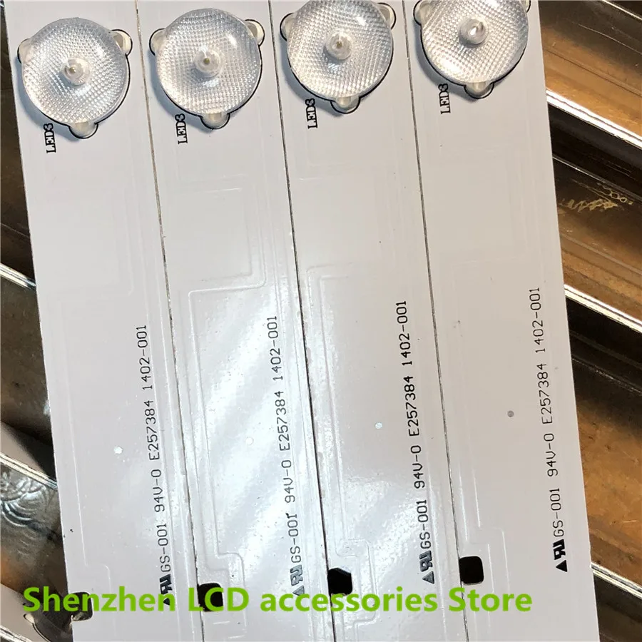 55 pezzi/lottp PER Hisense led50ec280jd led50k20jd LCD striscia di retroilluminazione SVH500A22-REV05-6LED-131113 557 MILLIMETRI 3V 100% NUOVO