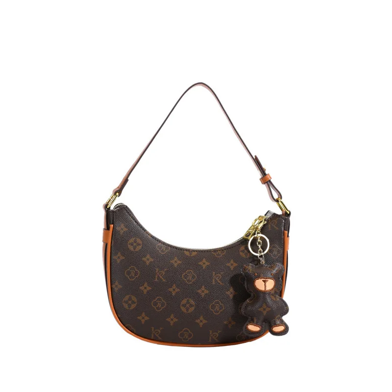 ​ ​ 高級女性バッグファッションムーンプリントヴィンテージチェーンショルダークロスボディ財布多用途デザイナーバッグ女性のための高品質