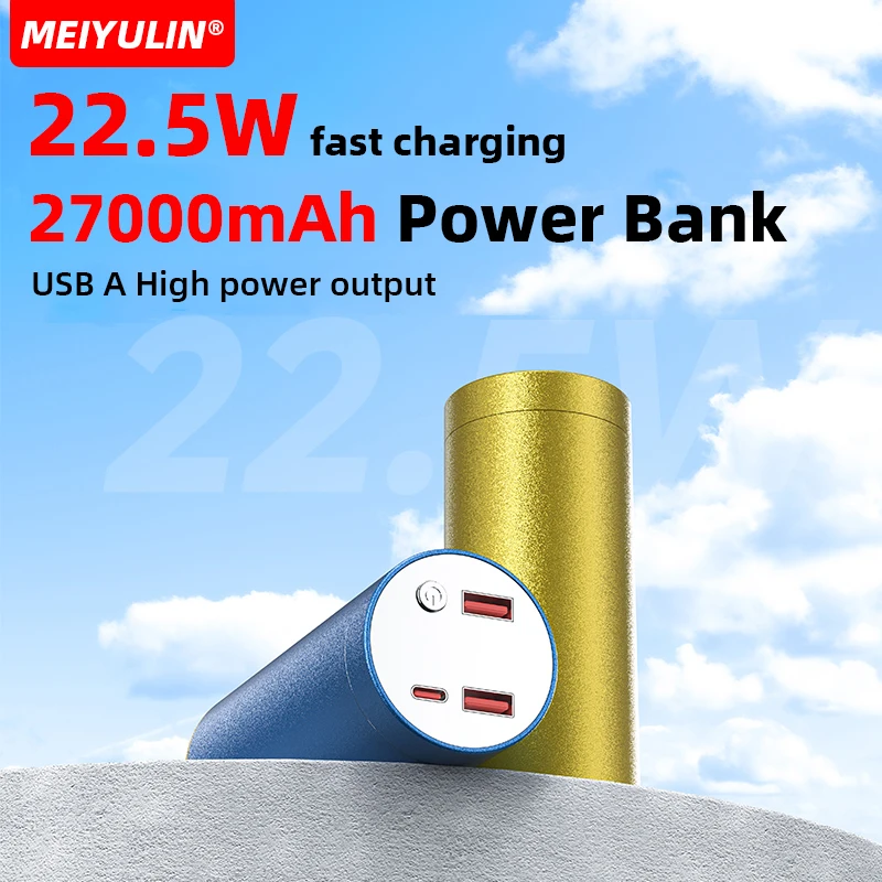 

27000mAh Portable Large Capacity Power Bank USB PD20W Fast Charging External Mobile Battery Charger For iPhone 15 Samsung Xiaomi