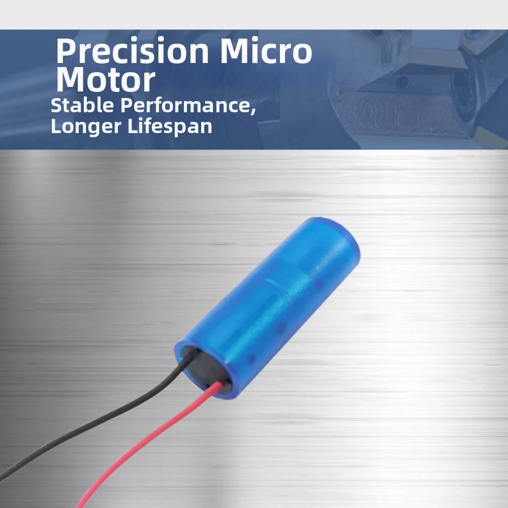 2Pcs New 8.8*25mm Vibrating Motor DC 3.4V Waterproof DIY Massager Accessories Idle Speed 12000 Strong Vibration Motor