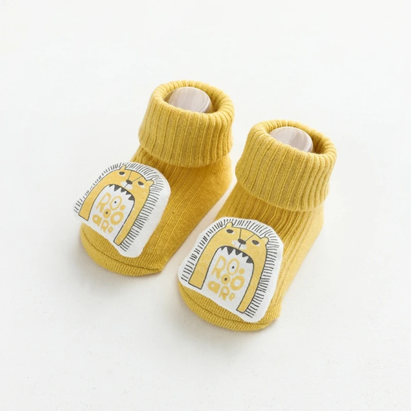 Cartoon Newborn Baby Socks Dispensing Non-slip Loose Mouth Kid Cotton Socks Showe Gift Children Floor Socks