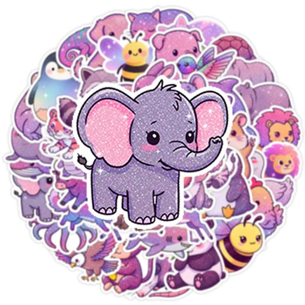 

10/30/50pcs Cute Aesthetic Animal Graffiti Stickers Cartoon Decoration Decal for Motorcycle Laptop Guitar Kawaii Kid Sticker Toy