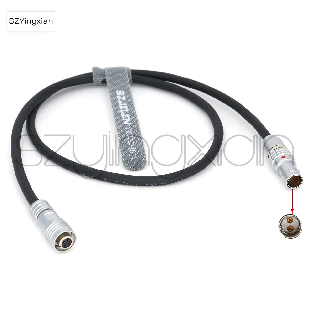 ARRI Camera 0B 2Pin 12V Output to PortKeys BM5/HH7/HS7T/BM7/LEYE SDI Monitor 4-pin Female Power Cable