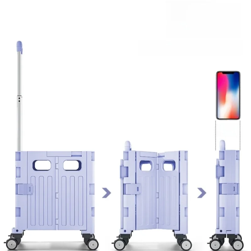 portable-shopping-cart-home-use-storage-box-outdoor-vehicle-pull-rod-car-small-pulling-car-stacking-design-stainless-steel