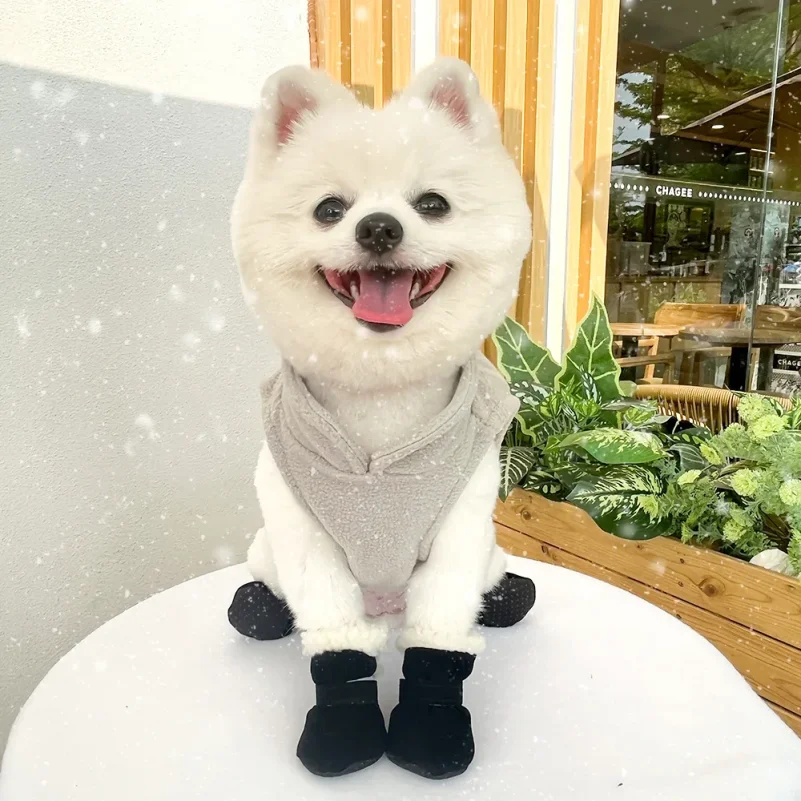 Sepatu Bot Salju Anjing Kecil - Dog Booties Paw Protector ulasan dan harga