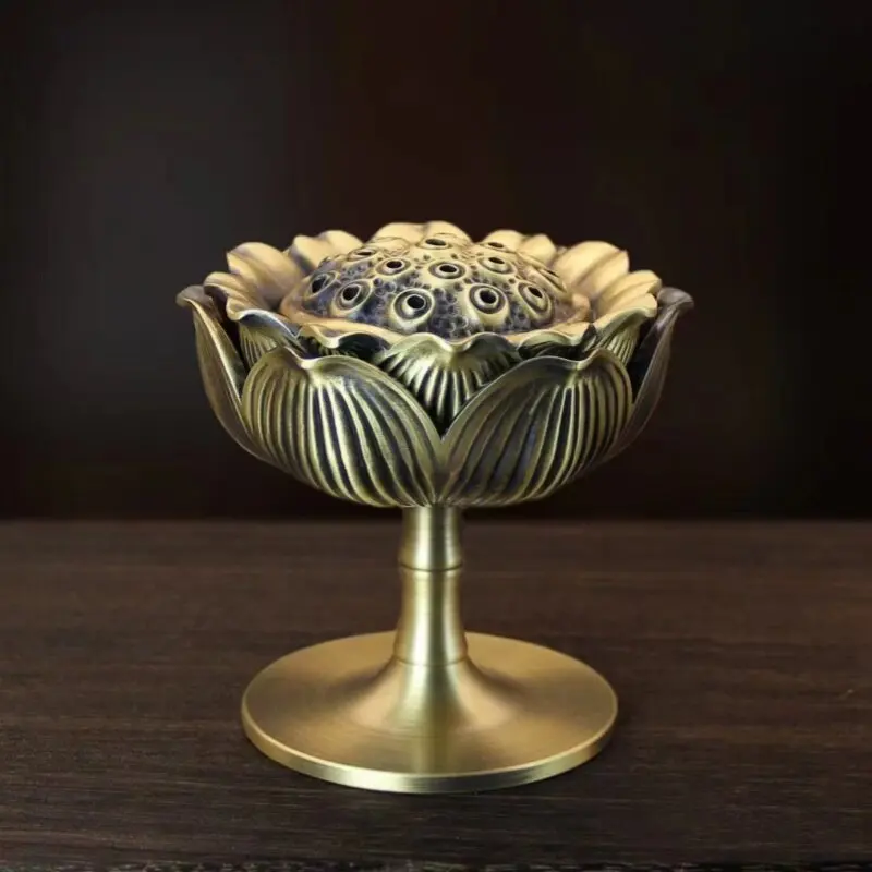 Vertical Luxury Incense Burner Chinese Aroma Living Room Incense Burner Diffuser Sandal Wood Soporte Incienso Home Fragrance